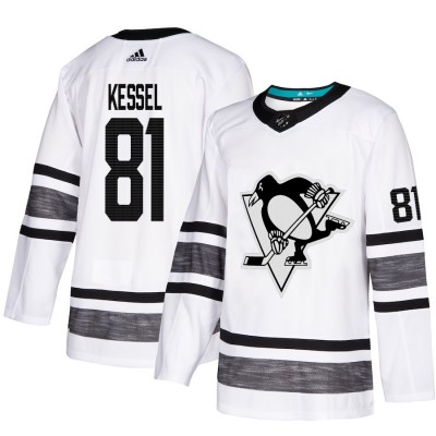 Adidas Pittsburgh Penguins #81 Phil Kessel White 2019 AllStar Game Parley Authentic Stitched NHL Jersey